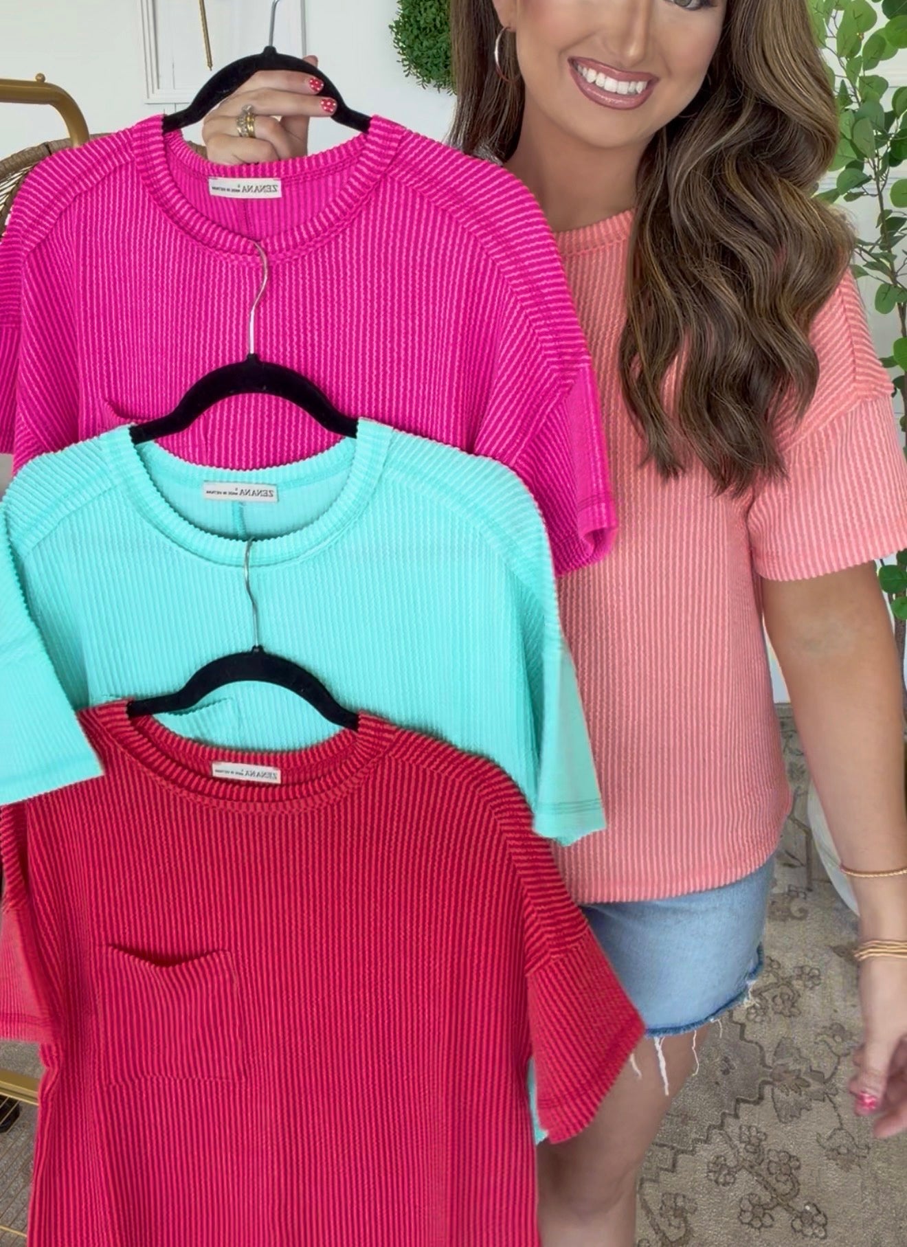 ZENANA BRAND Tee- 4 COLORS