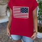 ZENANA BRAND Flag Tees - 2 COLORS
