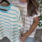 Zenana Brand Stripe Top- 2 COLORS