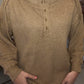 Zenana Brand Henley DEAL- Tan