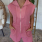Zip Pink Romper DEAL