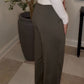 Zenana Brand Comfy Dressy Pants DEAL- Olive