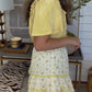 Yellow Floral Skirt DEAL