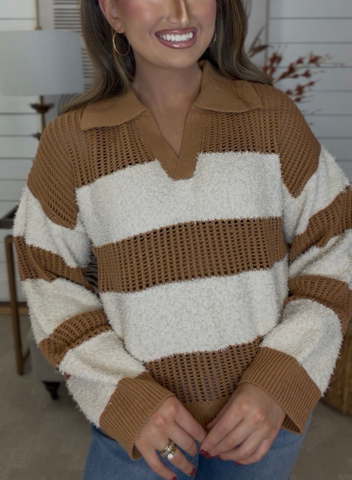 Super Stripe Sweater- $25 DEAL