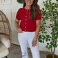ZENANA BRAND White Crop Jeans