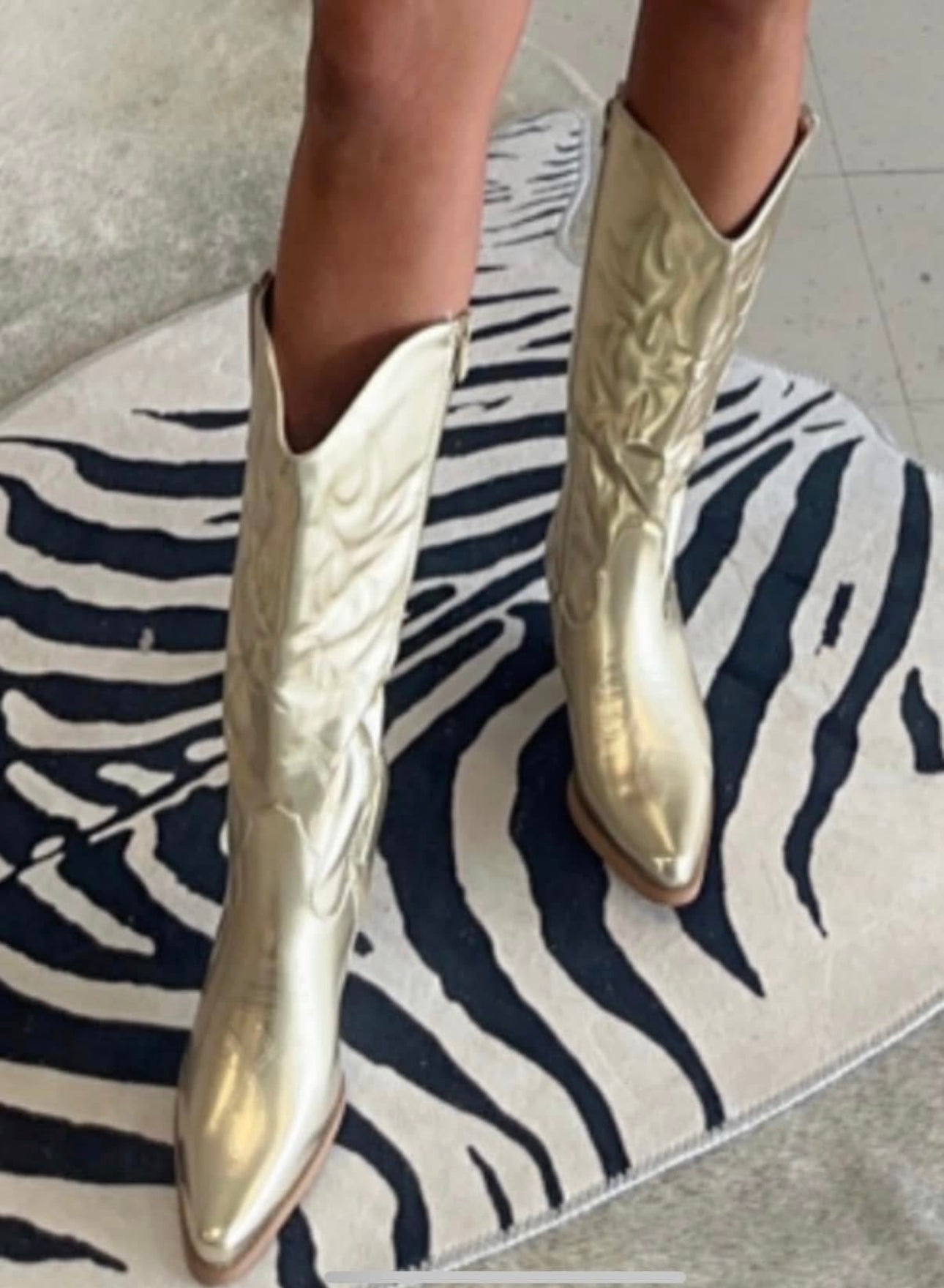 Gold Boots