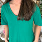 Real Comfy Zenana Romper- Green
