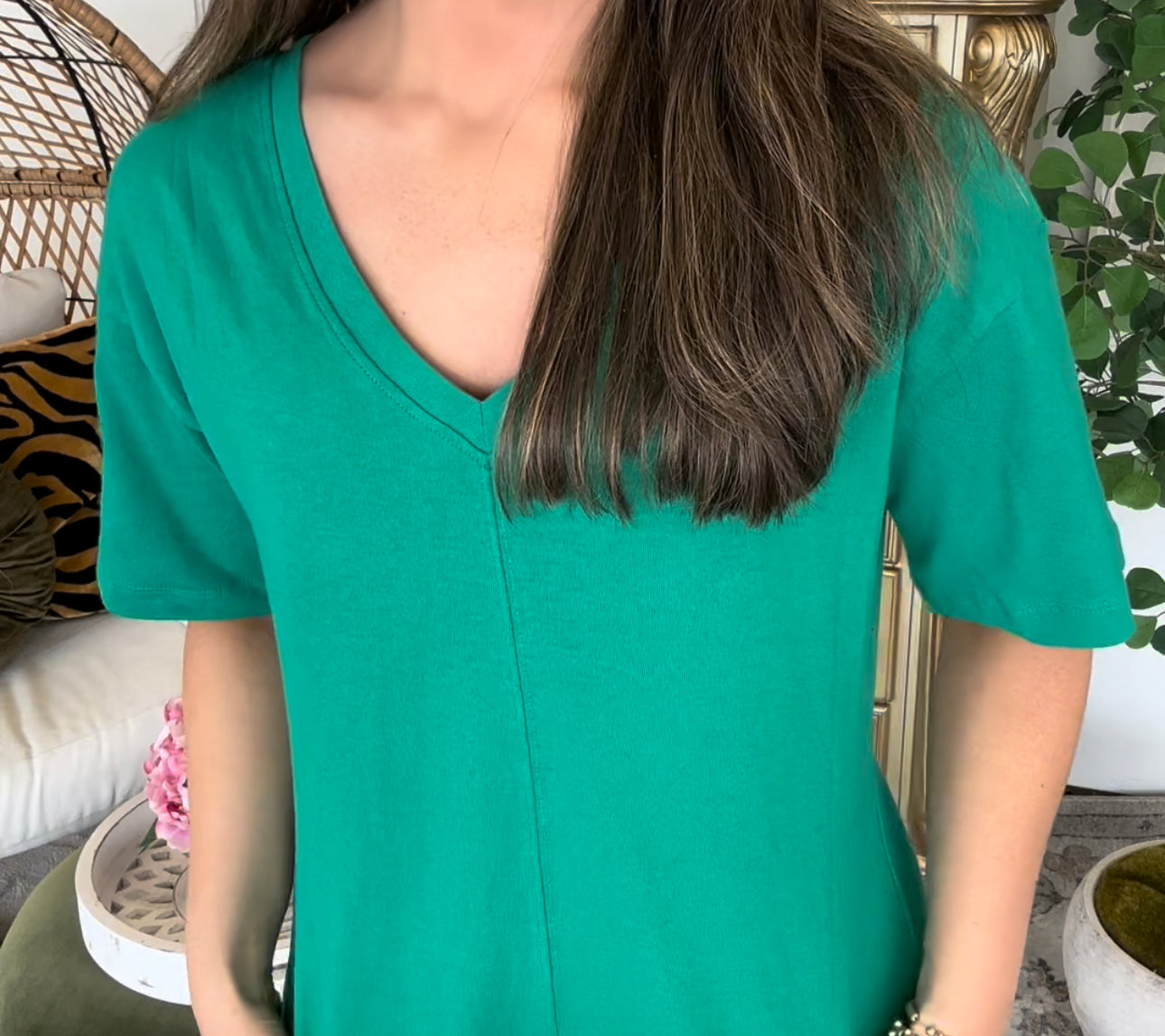 Real Comfy Zenana Romper- Green