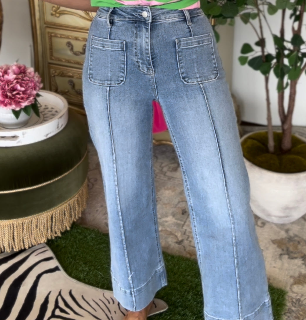 Cutie Crop Jeans ZENANA BRAND