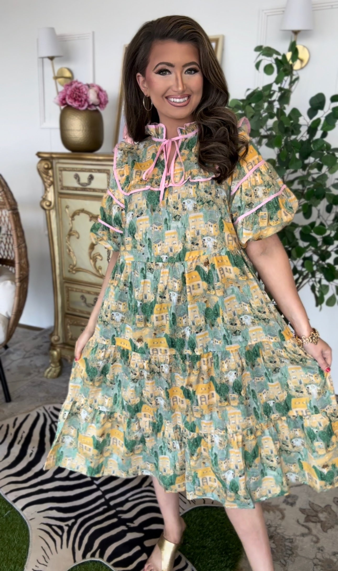 Golden Hour Glow Dress