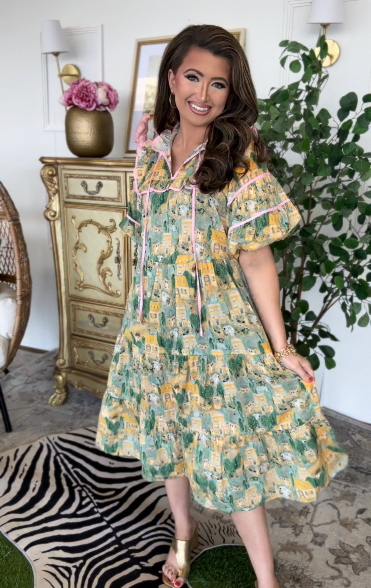 Golden Hour Glow Dress