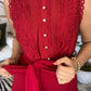Lady in Red Jumpsuit