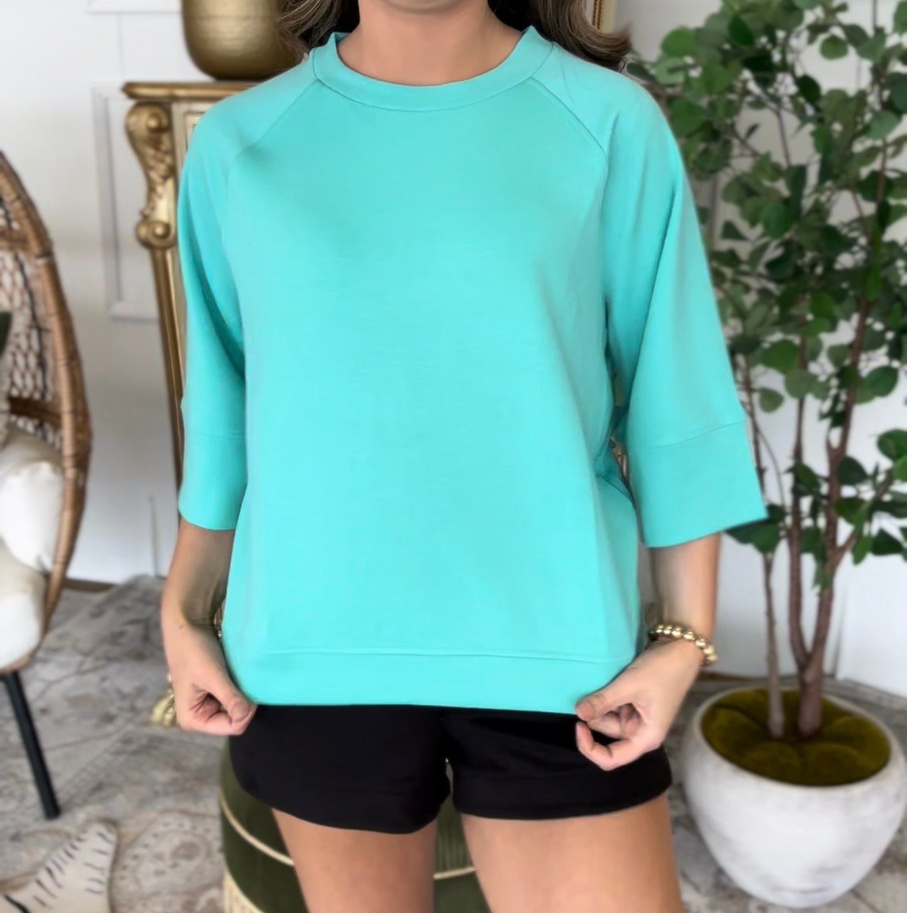 Zenana Brand Daily Top- Mint
