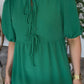 Basically Bows Dress- Green