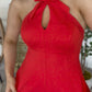 Heidi Halter Top- Red