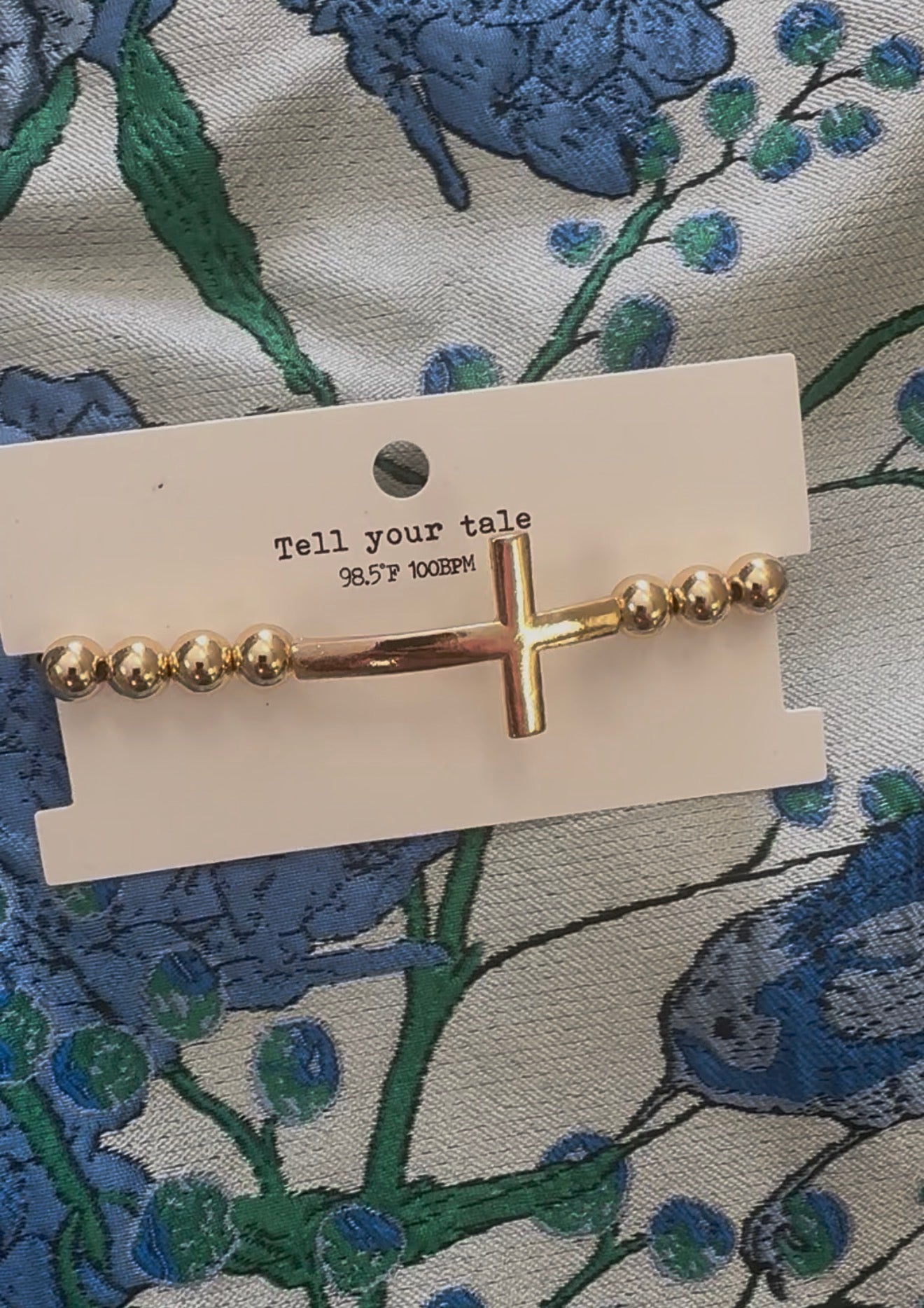 Cross Stretch Bracelet