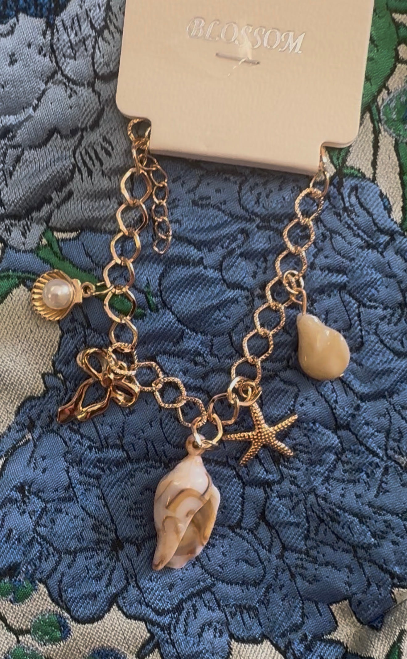 Sea Life Bracelet- silver and gold
