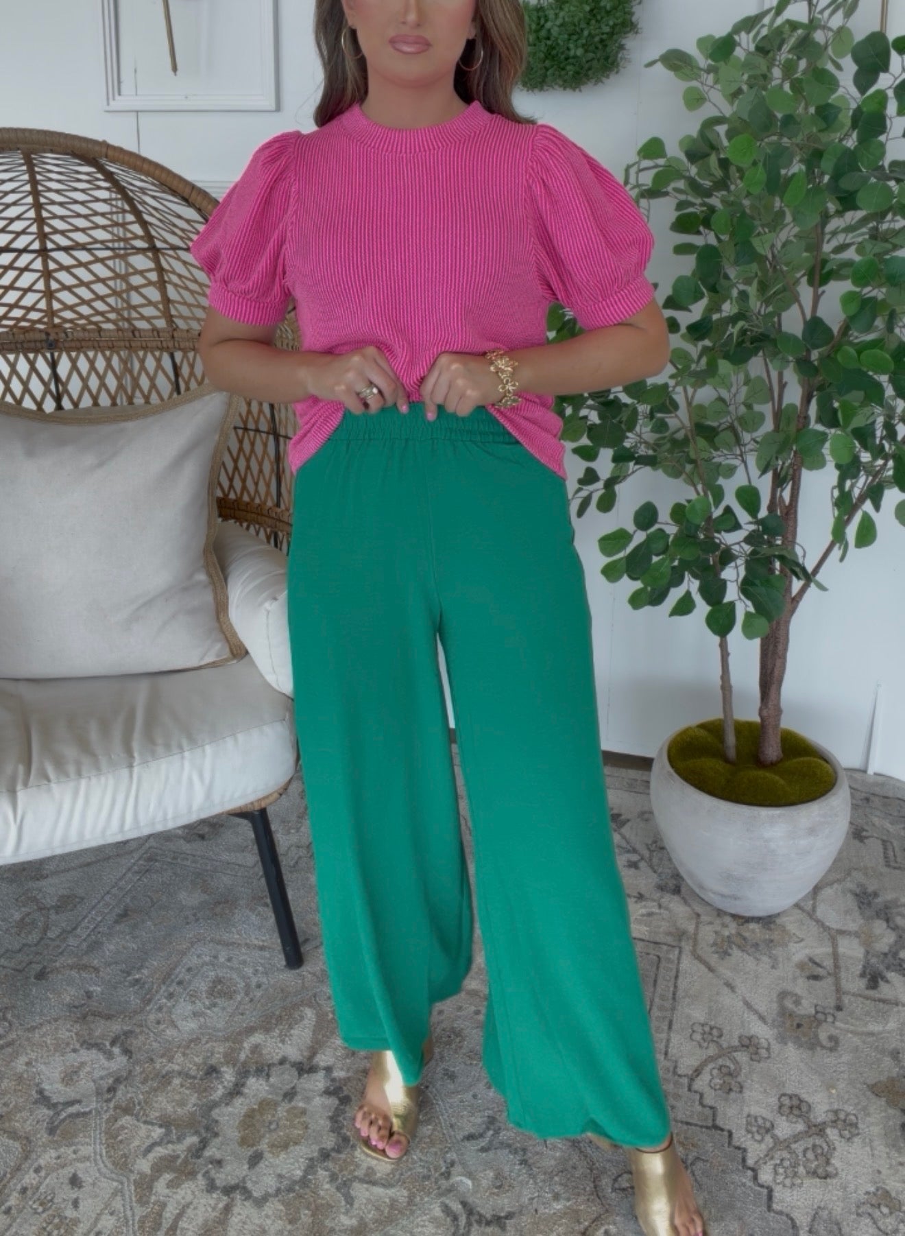 ZENANA BRAND Green Pants