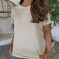 ZENANA BRAND Staple Tan Tee