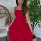 ZENANA BRAND Easy Dress- Red