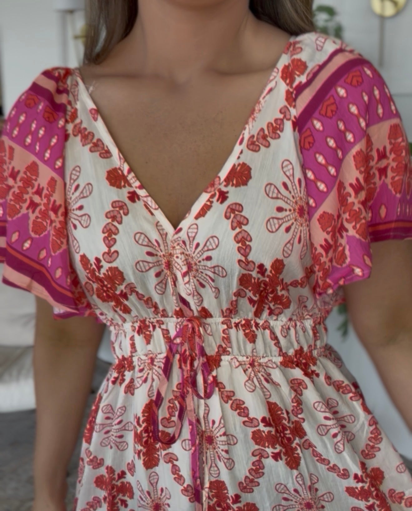Pop of Print Dress