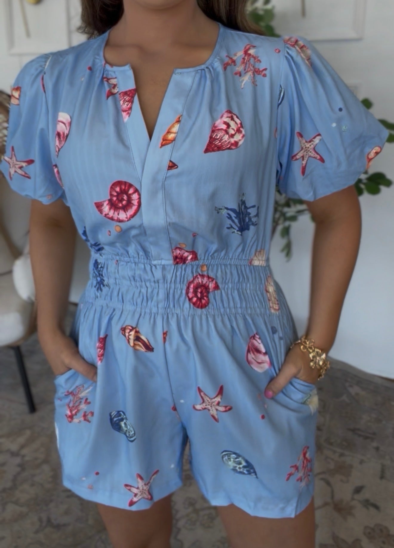 Shell Romper