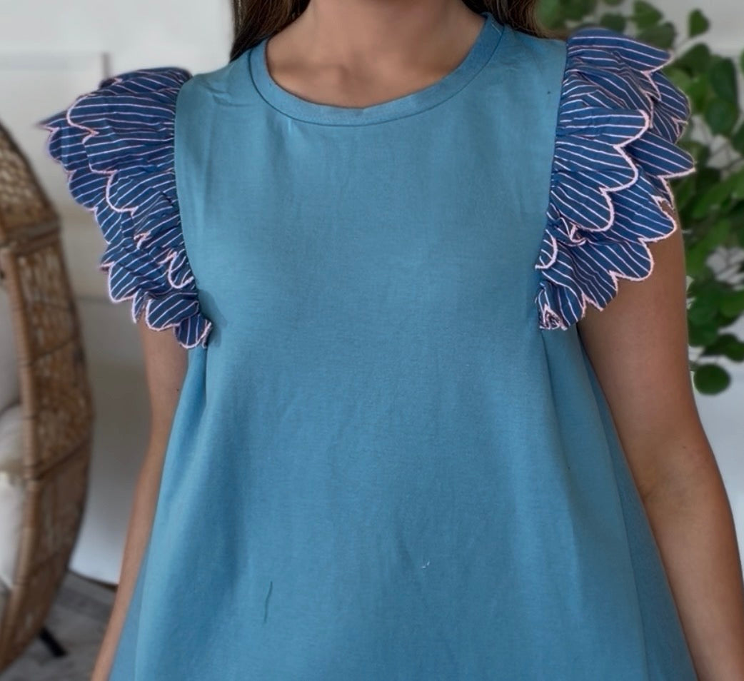 Blue Bold Dress