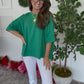 Zenana Brand Every Day Top- Green