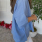 Zenana Brand Every Day Top- Blue