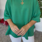 Zenana Brand Every Day Top- Green