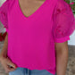 Bow Sleeve Top