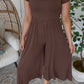 ZENANA BRAND Brown Crop Jumpsuit