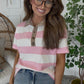 ZENANA BRAND Collar Top- Pink