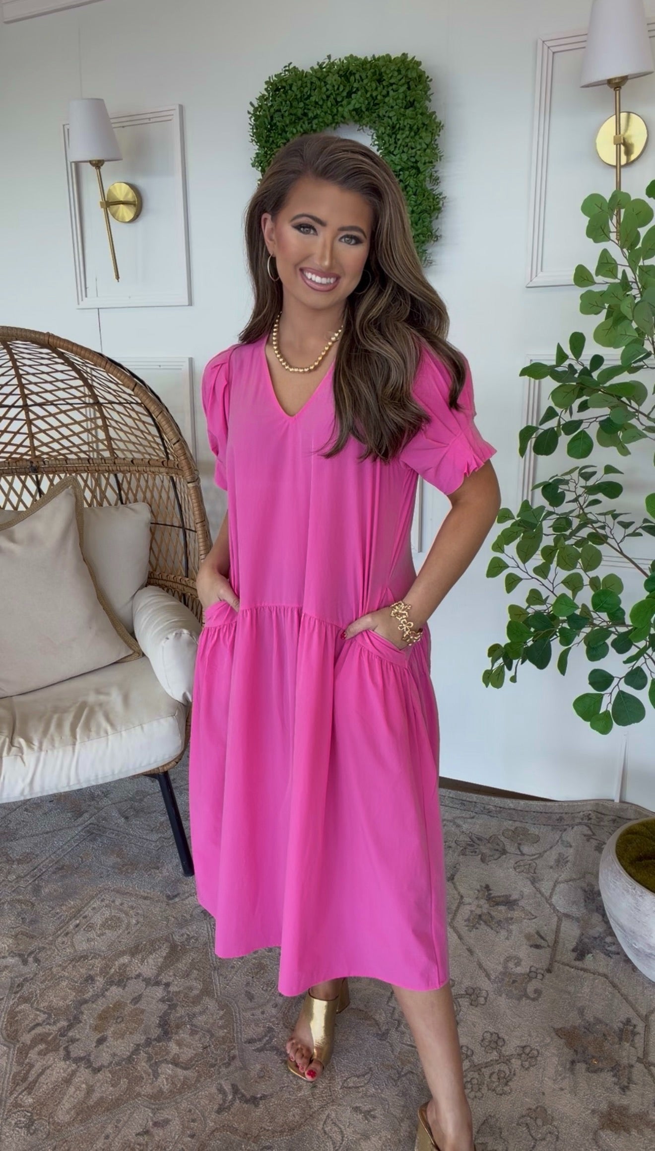 Darla Dress- Pink