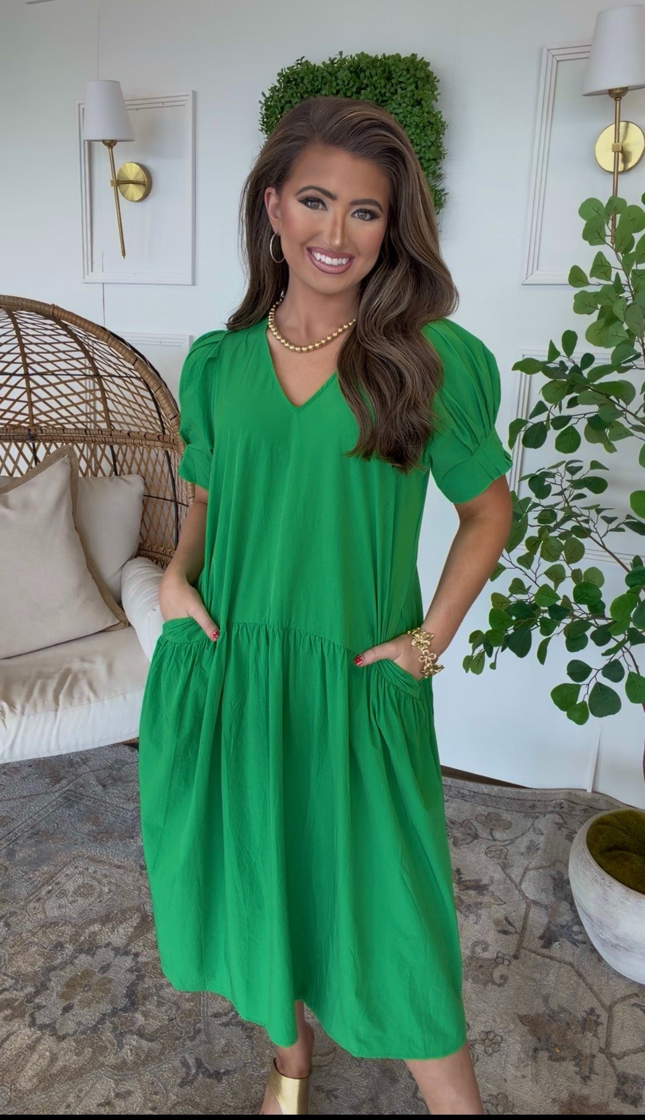 Darla Dress- Green