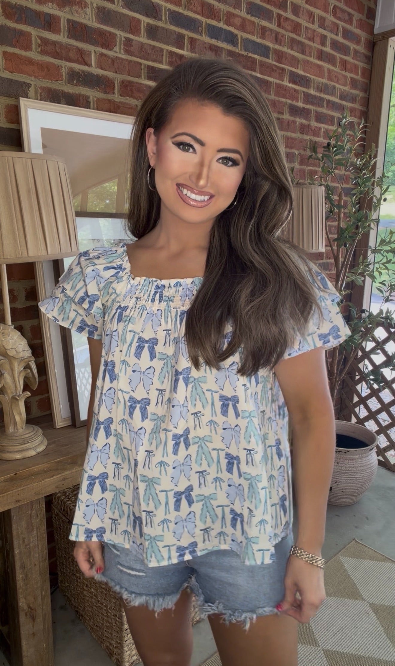 Bowie Top- Blue
