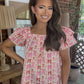 Bowie Top- Pink