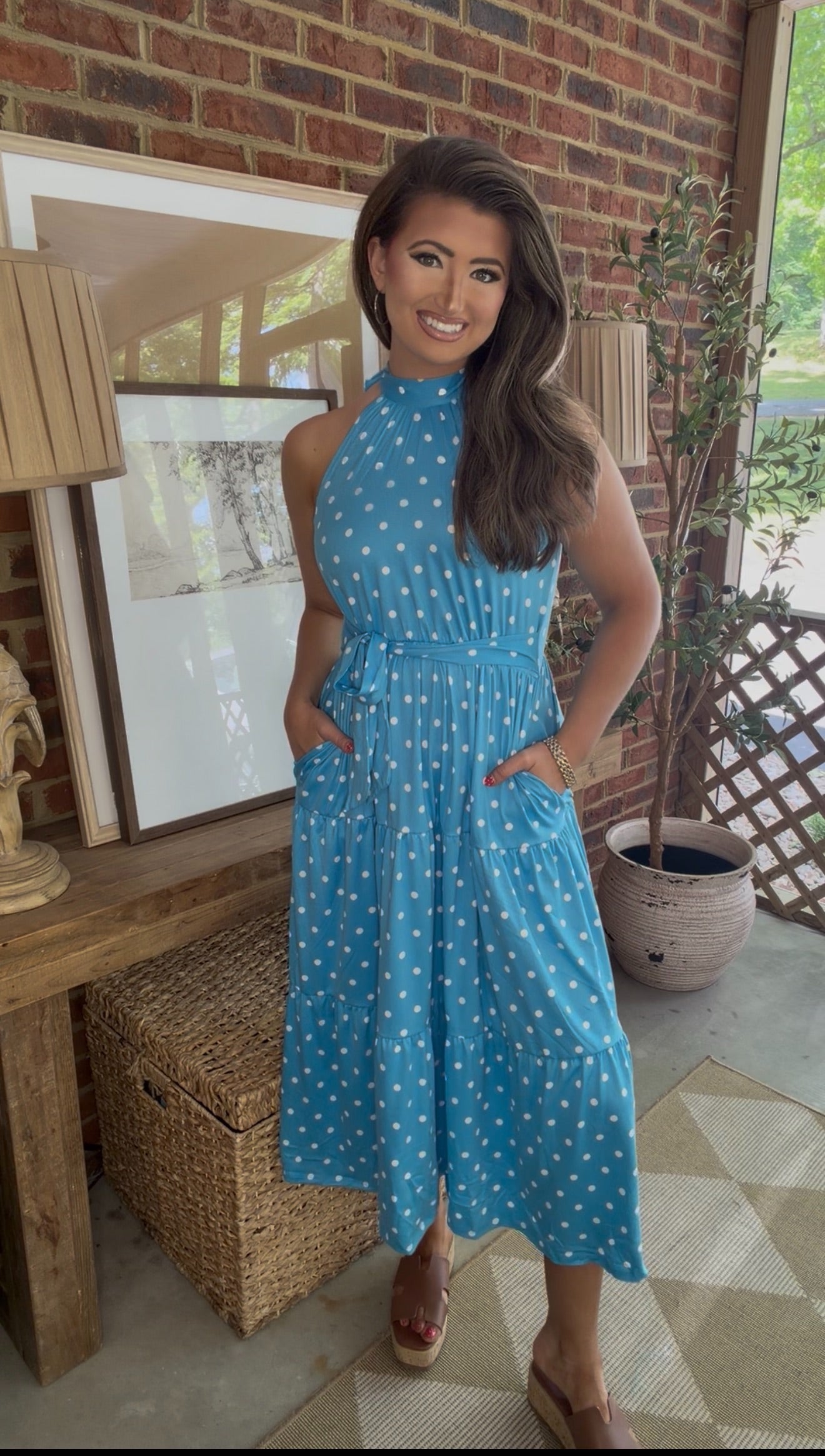 Hope Dress- Blue