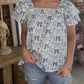 Bowie Top- Blue