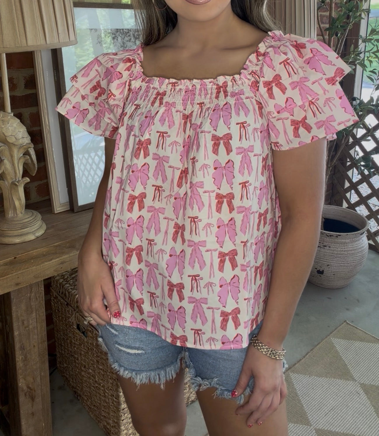 Bowie Top- Pink