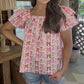 Bowie Top- Pink