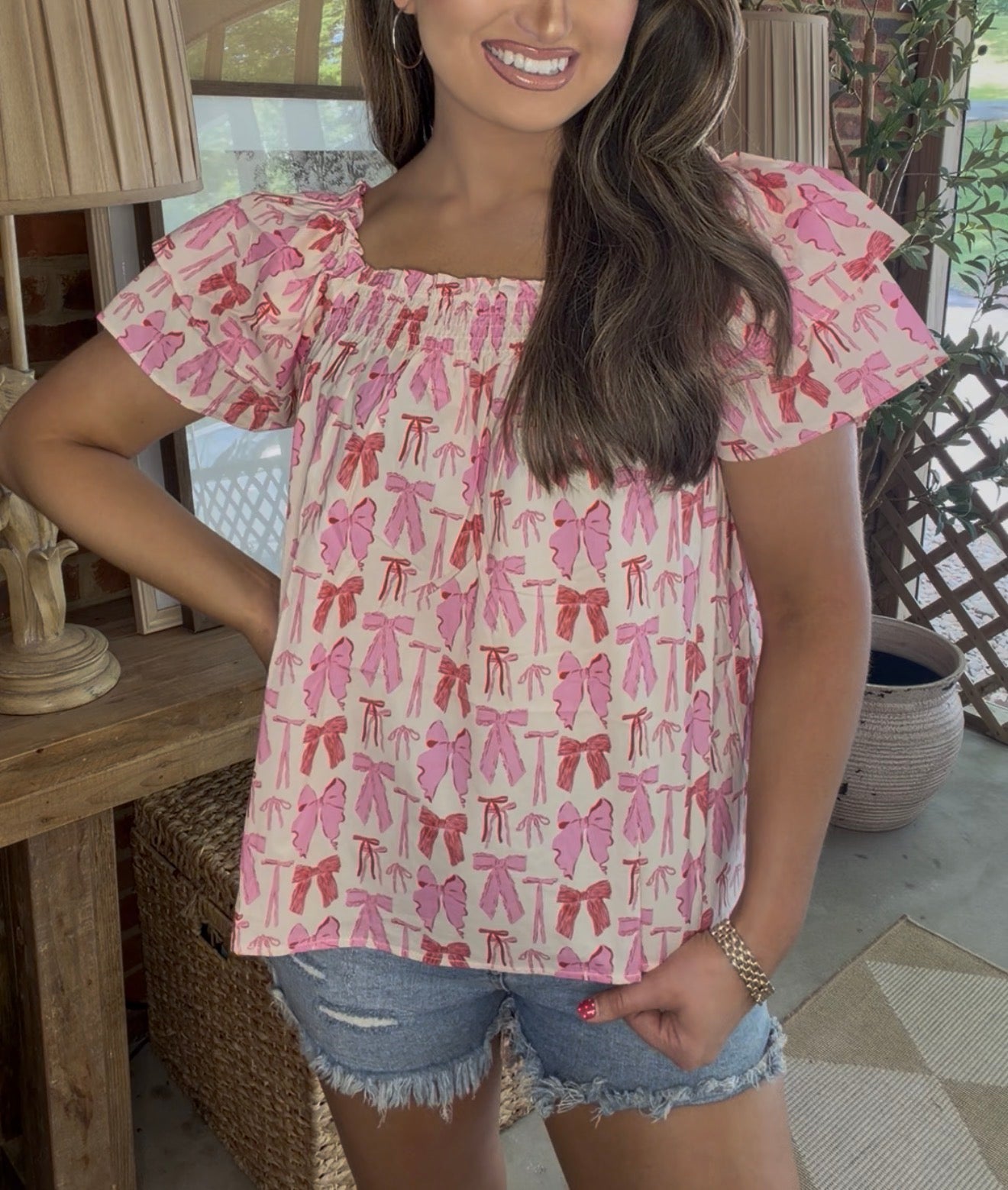 Bowie Top- Pink