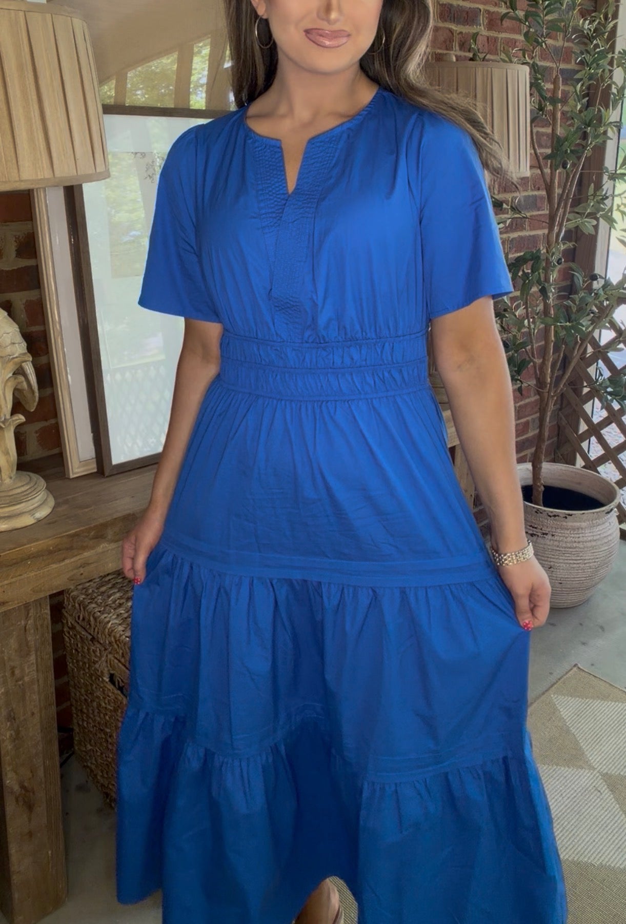 Classic Dress- Blue