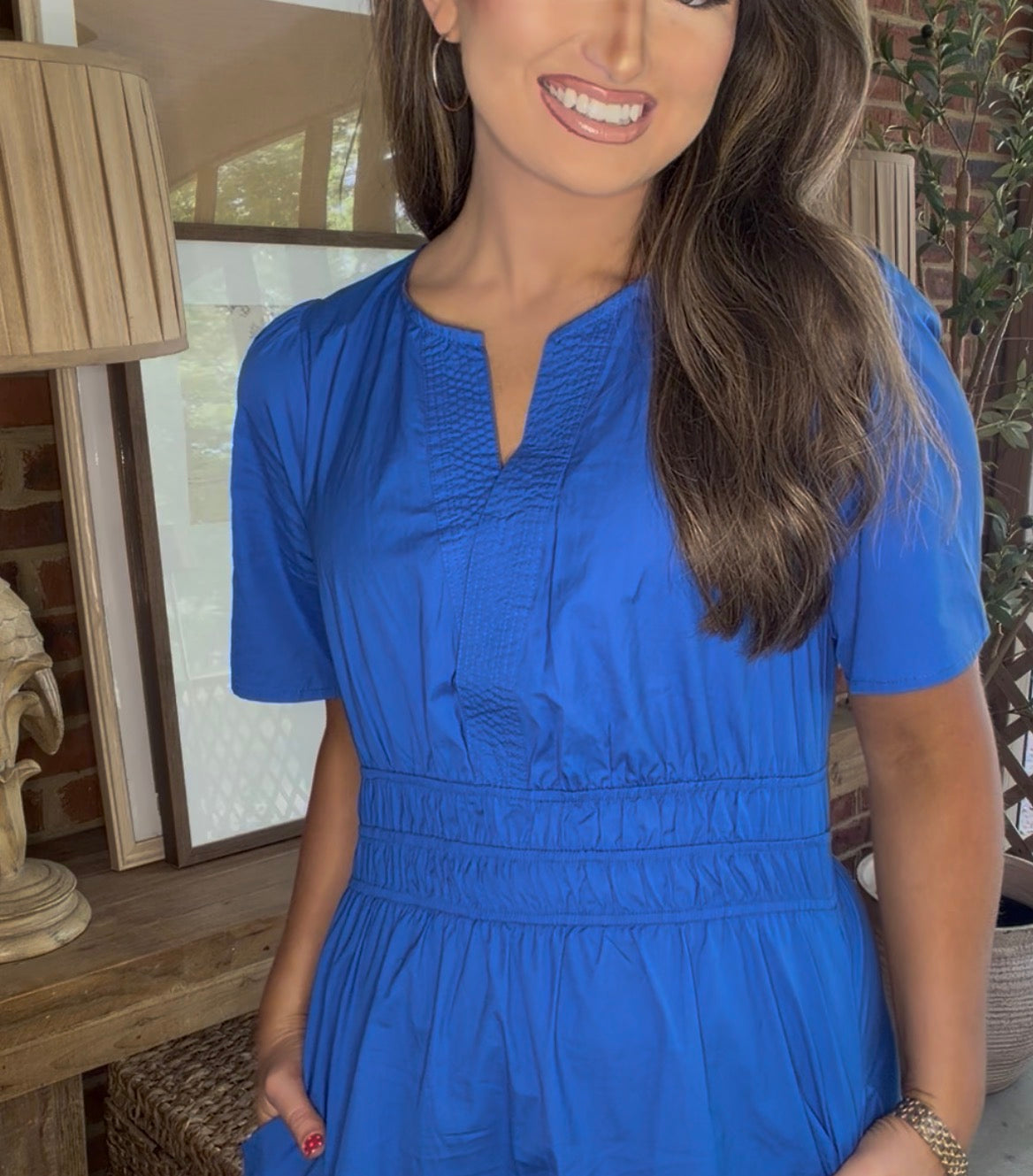 Classic Dress- Blue