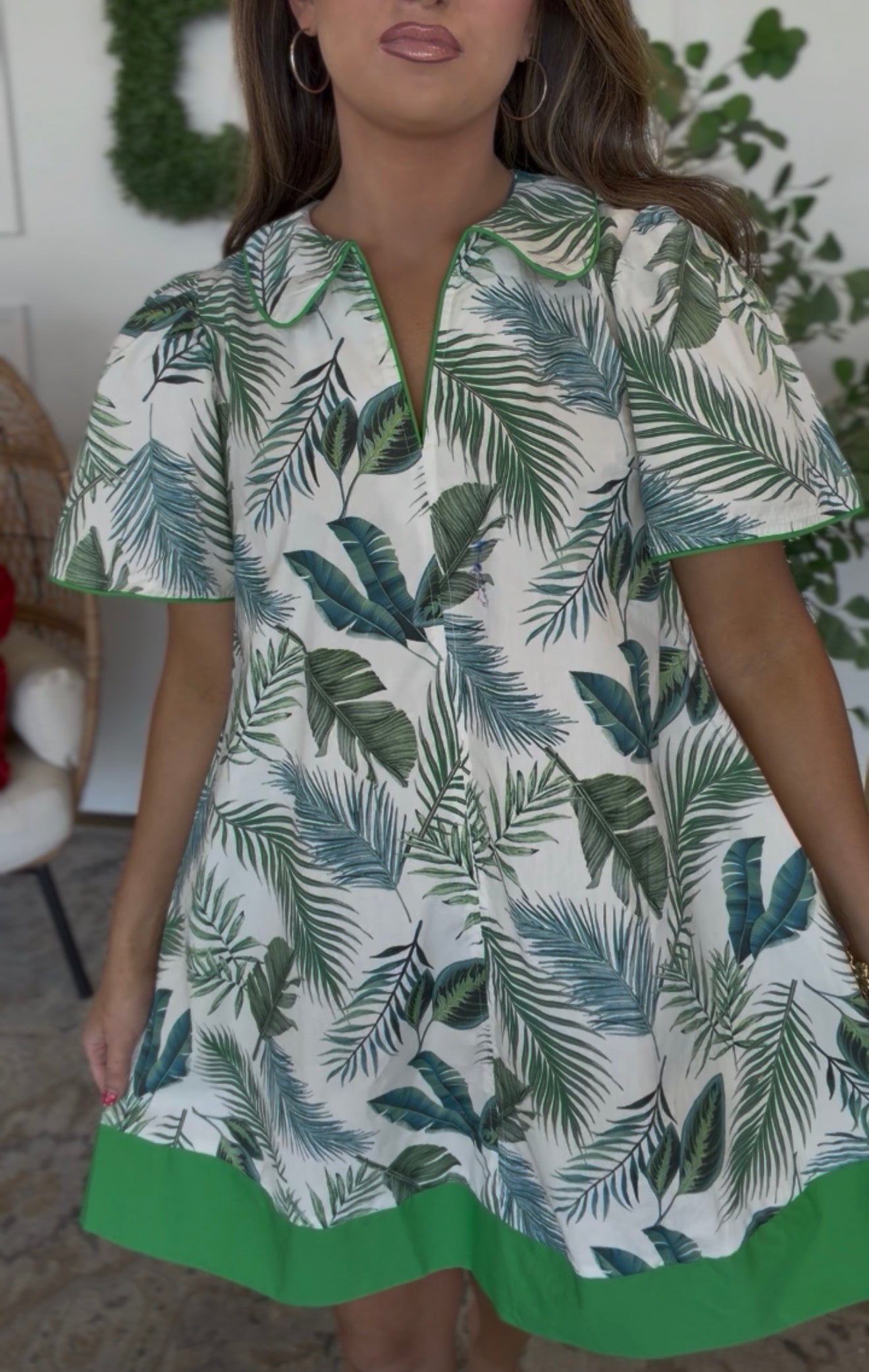 Palms Away Dress