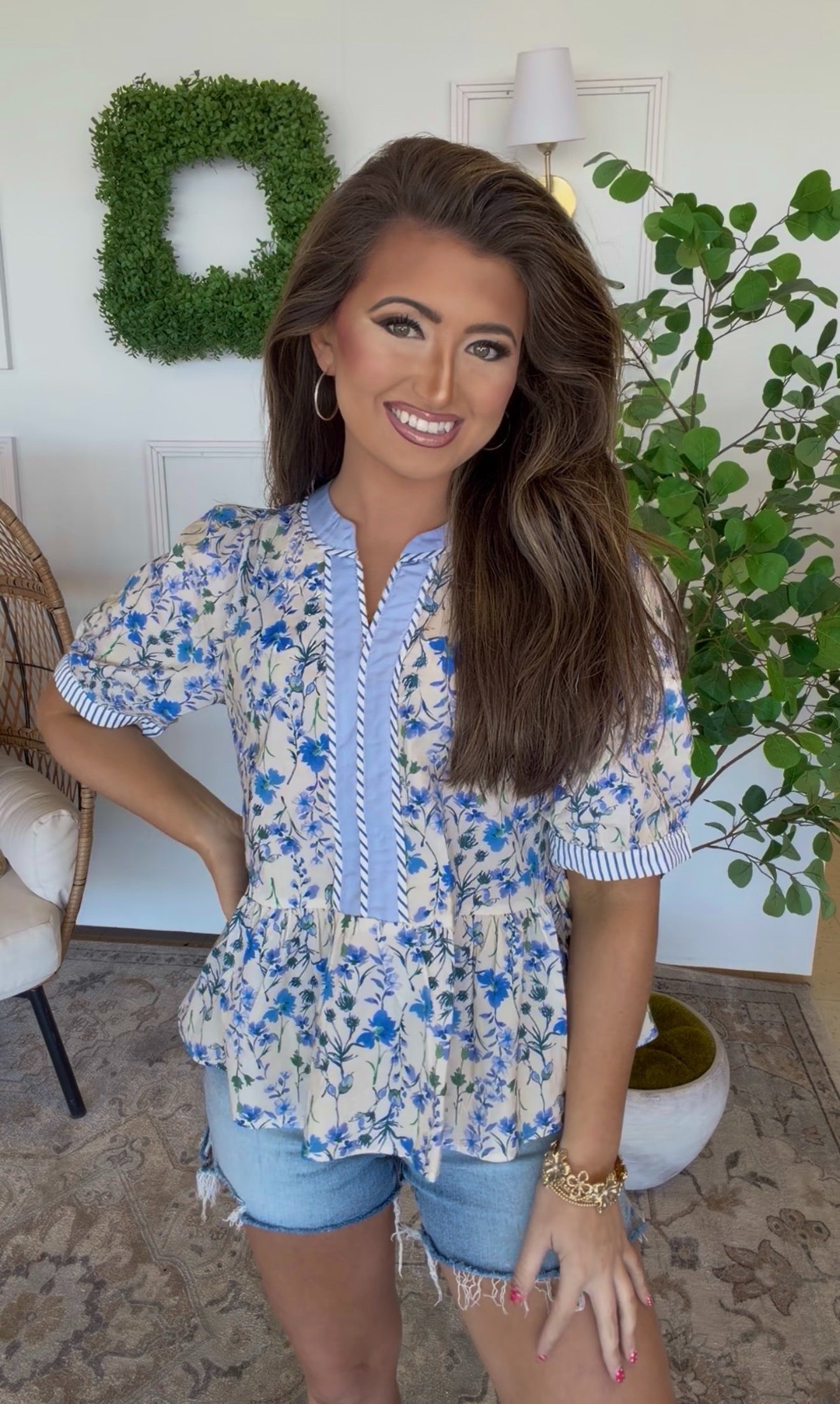 Floral Summer Top