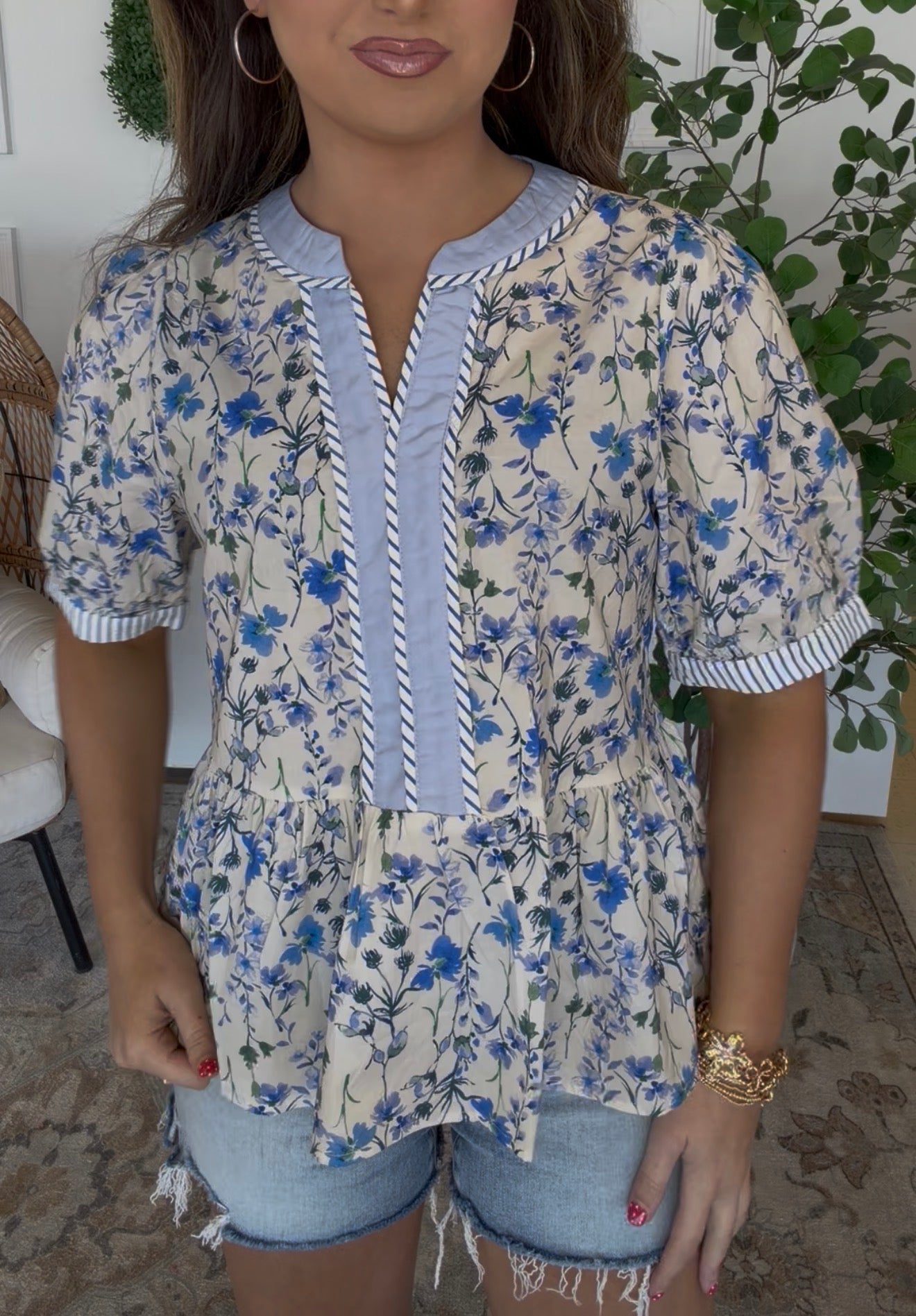Floral Summer Top