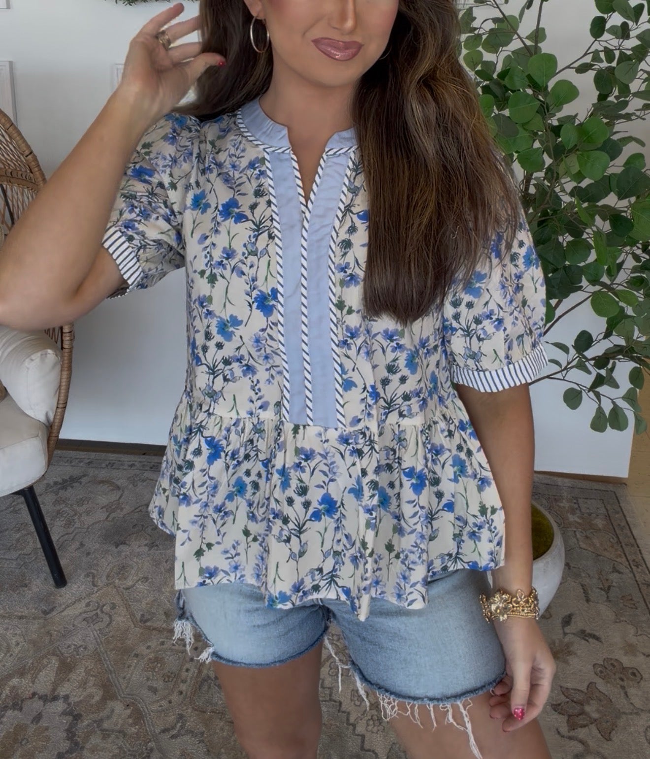 Floral Summer Top