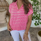 ZENANA BRAND Stripe Rib Tops- 2 Colors