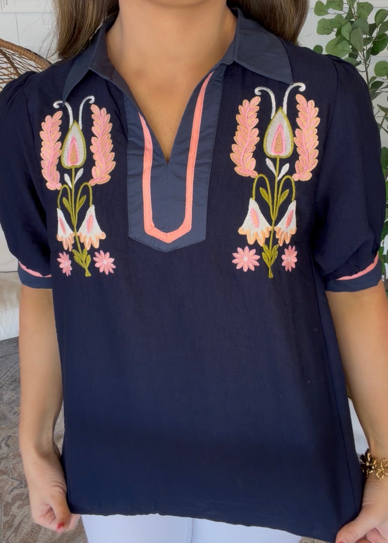Navy Top